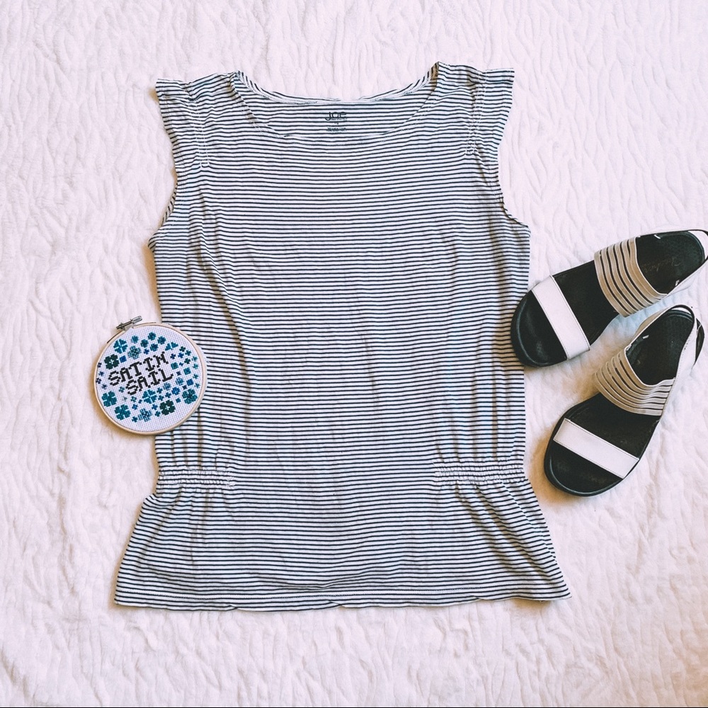 🔴2 for $20🔴 Striped Peplum Top